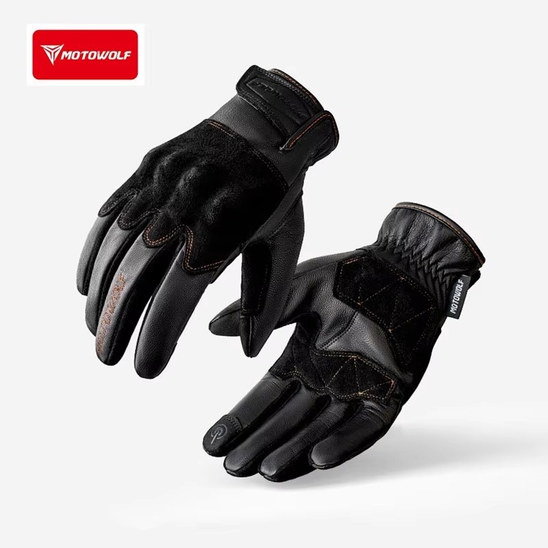 Leder-Motorradhandschuhe Retro – Motorcycle Glove Knuckle Bewertung und Preis